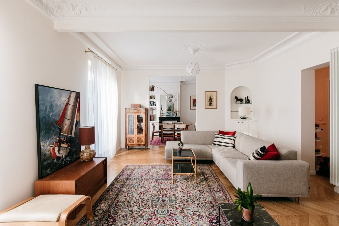 rénovation d'un grand appartement parisien