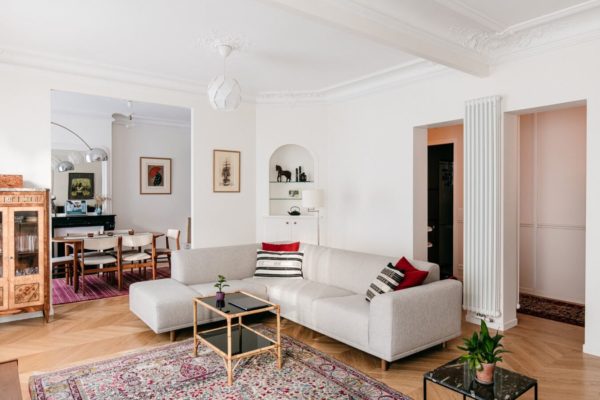 rénovation d'un grand appartement parisien